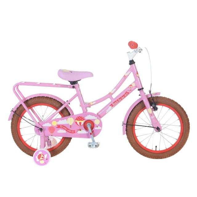 Popal Omafiets 16 inch Roze